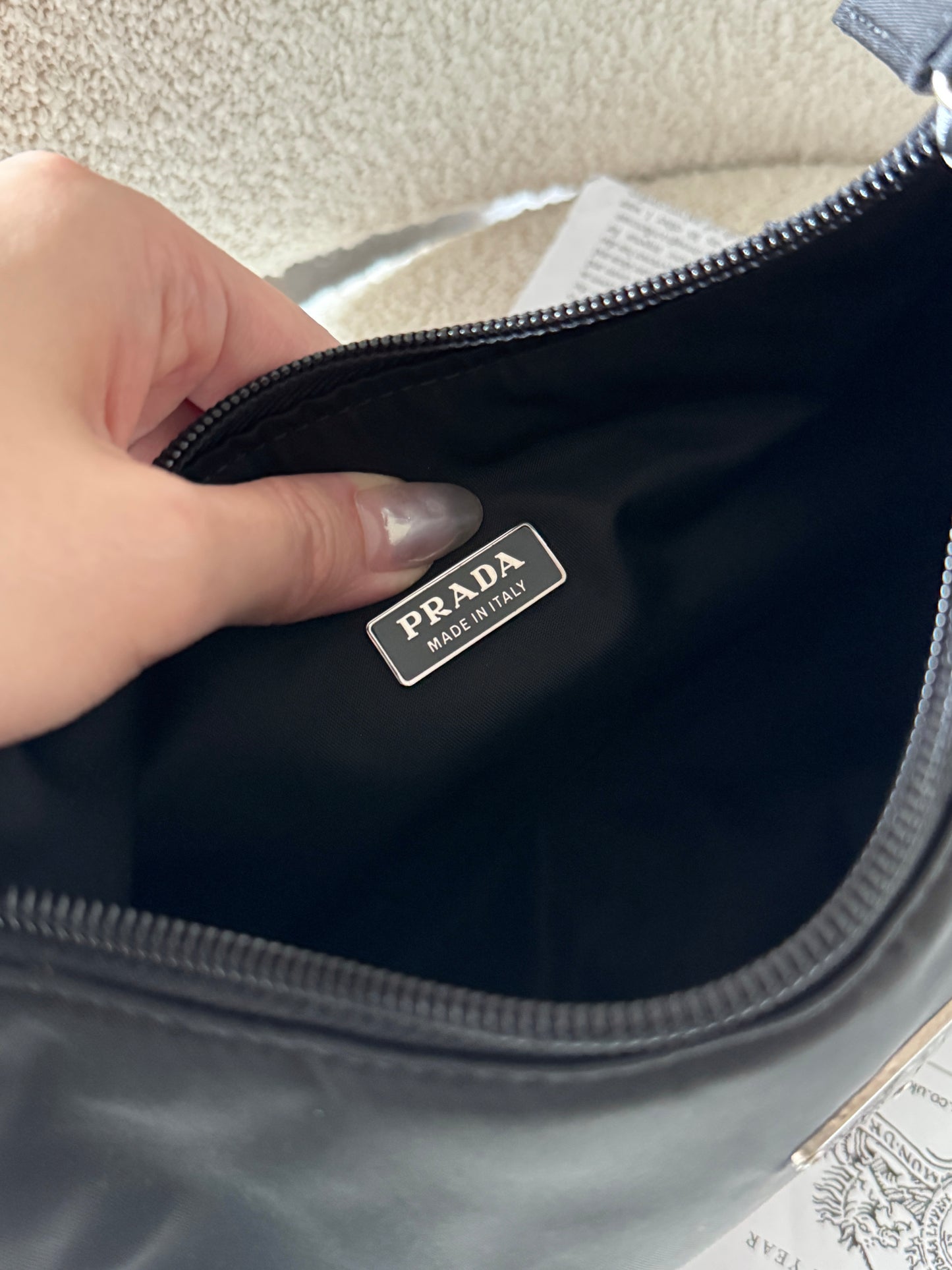 Vintage Prada nylon hobo bag