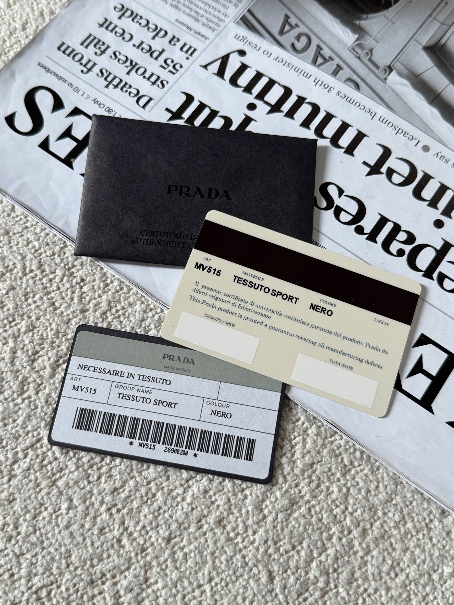 Vintage Prada nylon hobo bag