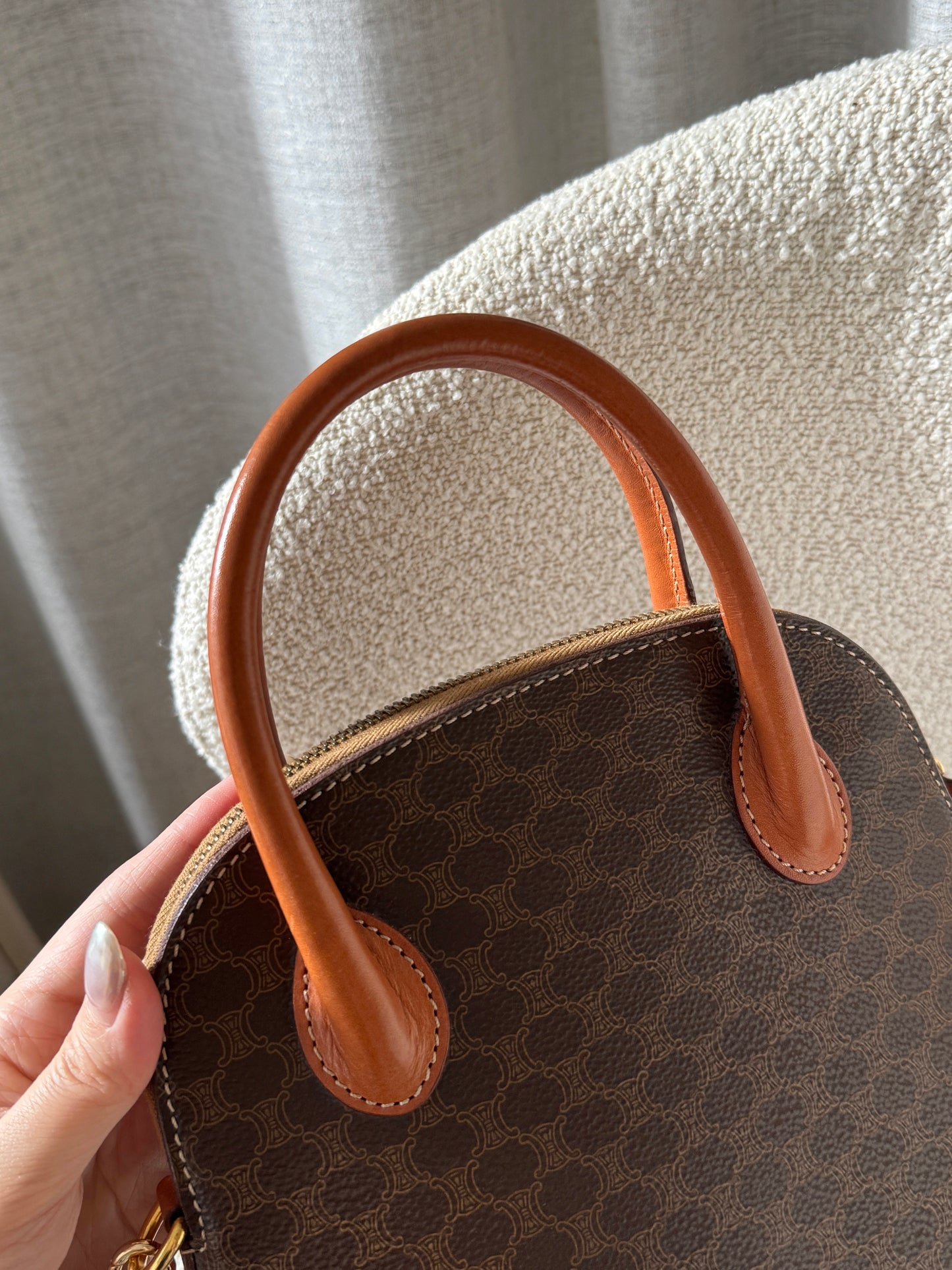 Vintage Celine 2-way alma bag