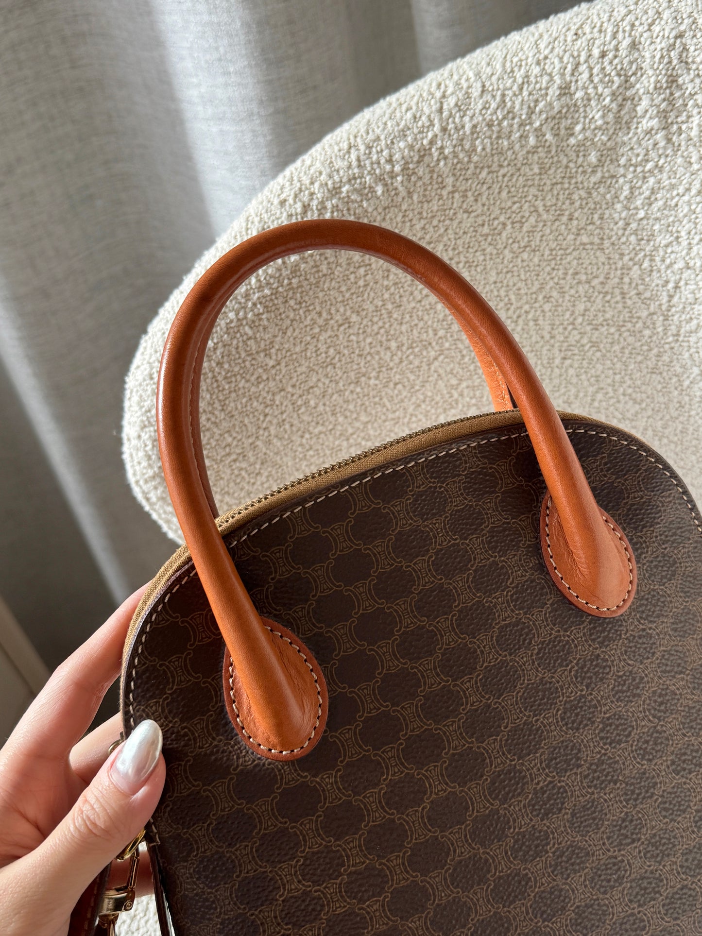 Vintage Celine 2-way alma bag