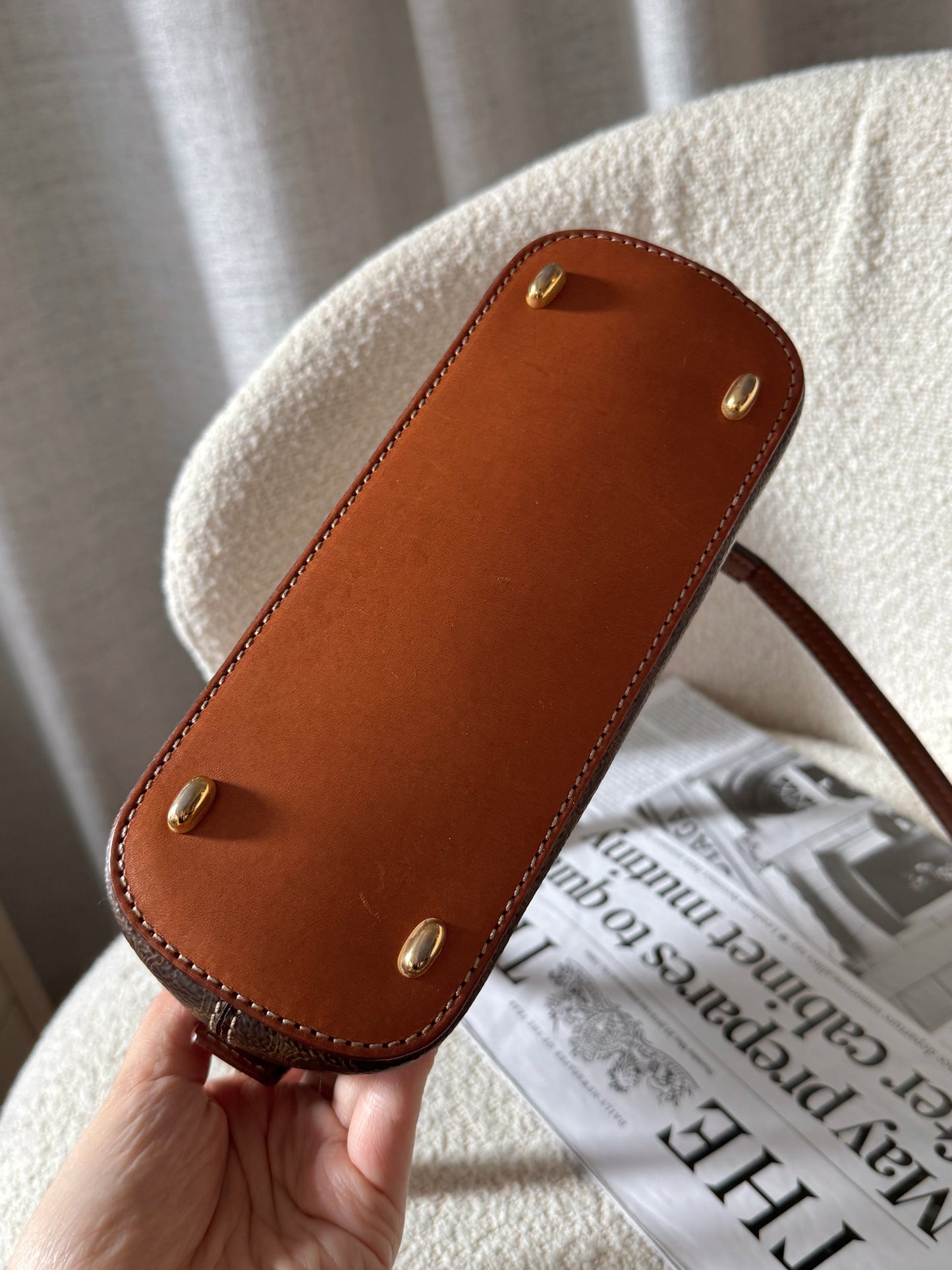 Vintage Celine 2-way alma bag