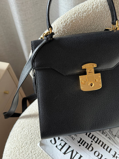 Vintage Gucci 2-way lady lock bag
