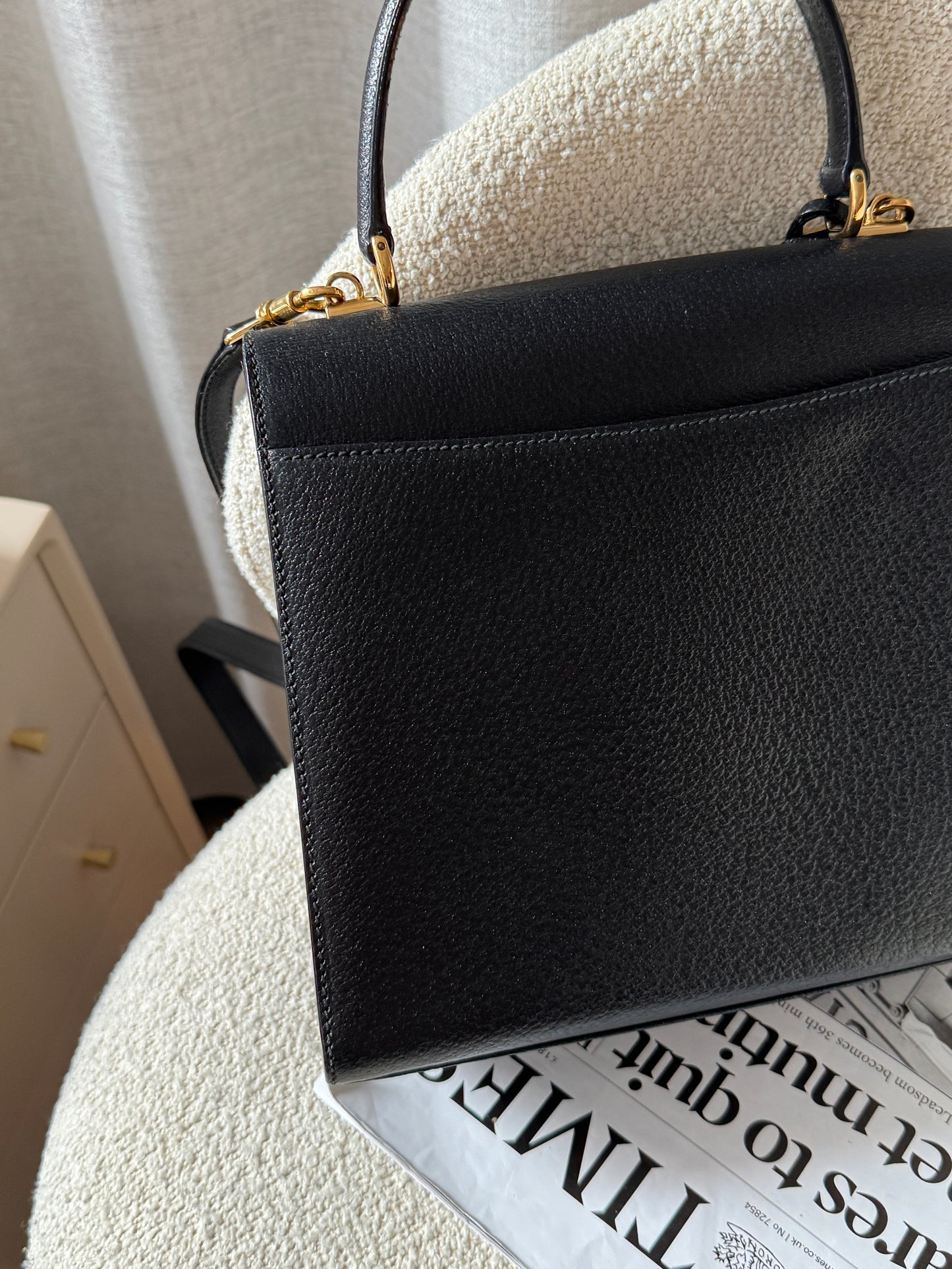 Vintage Gucci 2-way lady lock bag