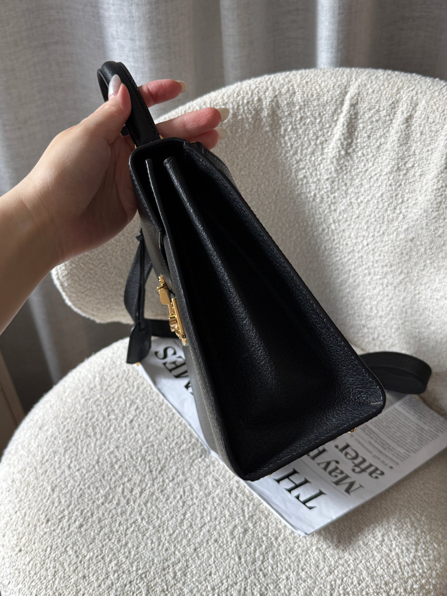 Vintage Gucci 2-way lady lock bag