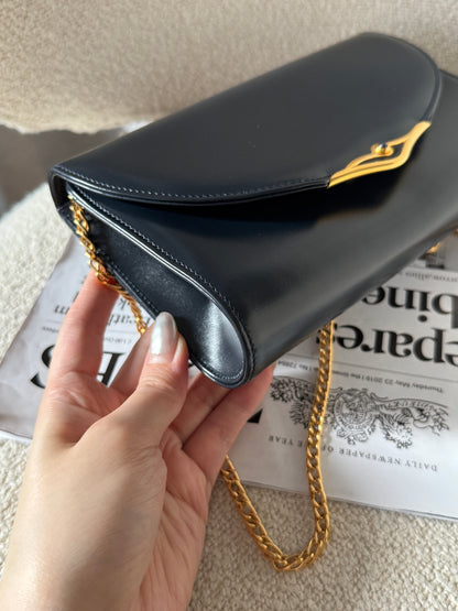 Vintage Cartier 藍寶石2-way chain bag💎