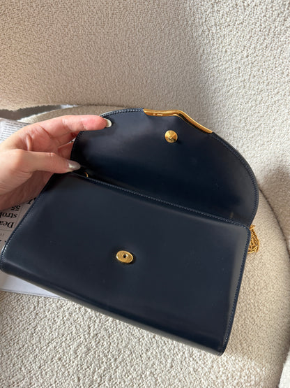 Vintage Cartier 藍寶石2-way chain bag💎