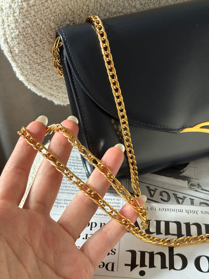 Vintage Cartier 藍寶石2-way chain bag💎