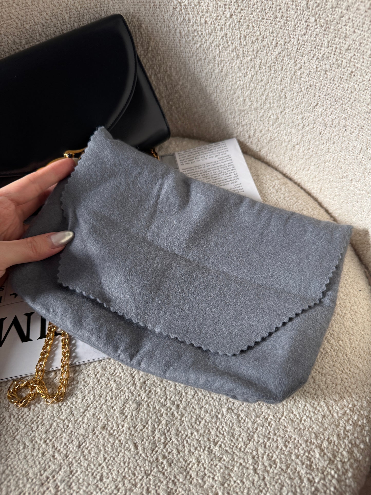 Vintage Cartier 藍寶石2-way chain bag💎