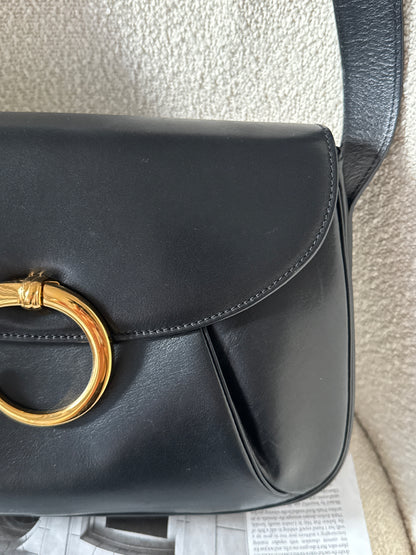 Vintage Cartier豹頭金扣crossbody bag