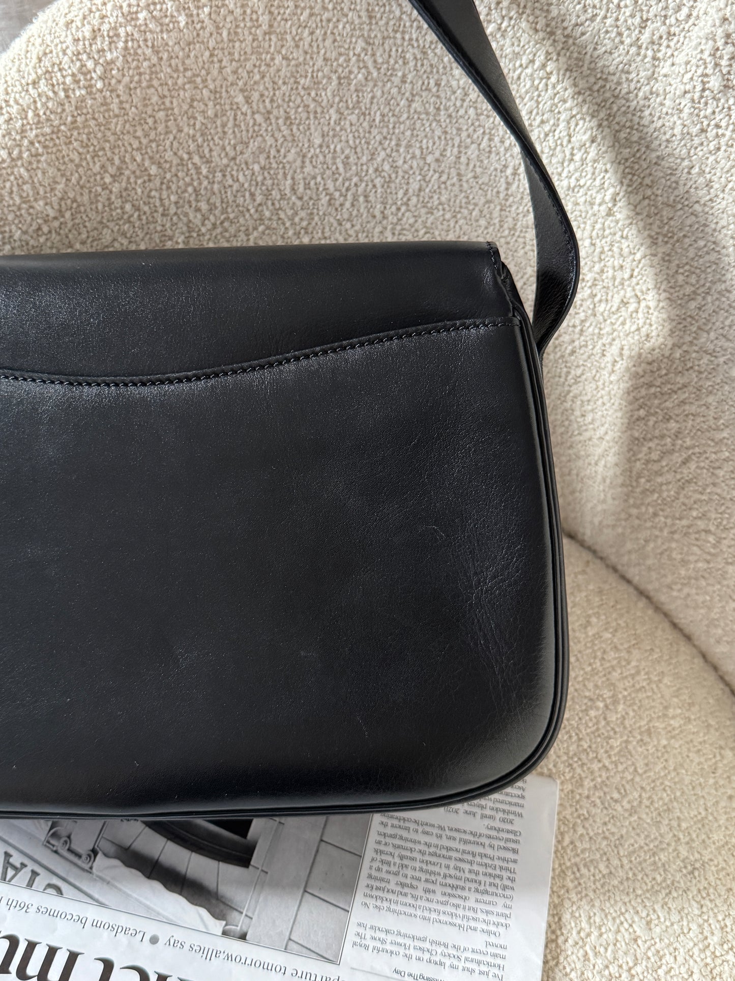 Vintage Cartier豹頭金扣crossbody bag