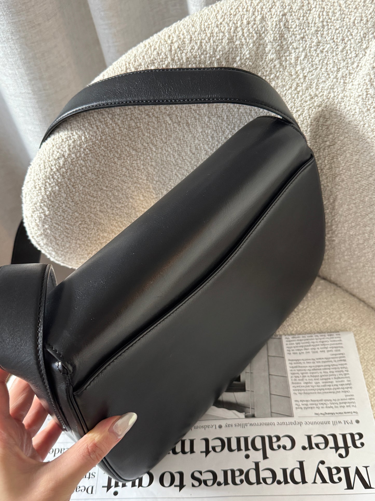 Vintage Cartier豹頭金扣crossbody bag