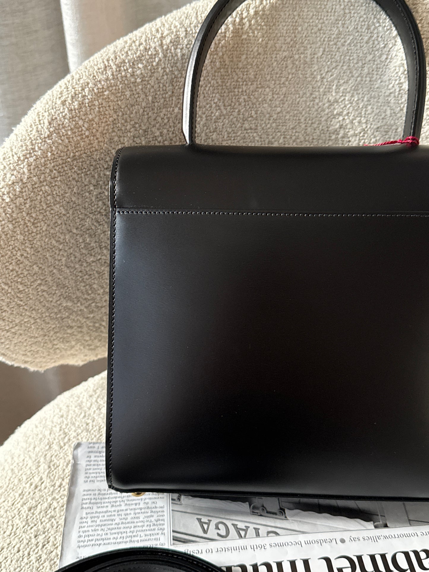 Vintage Cartier 黑金豹頭kelly bag🐆