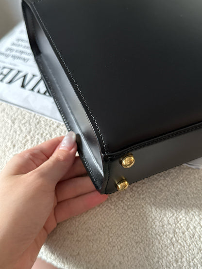 Vintage Cartier 黑金豹頭kelly bag🐆