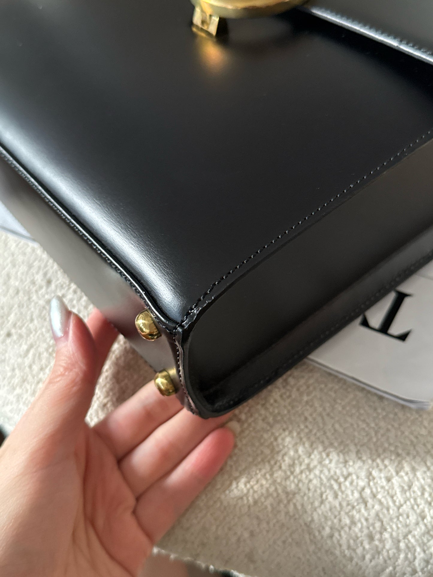 Vintage Cartier 黑金豹頭kelly bag🐆