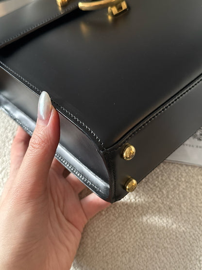 Vintage Cartier 黑金豹頭kelly bag🐆