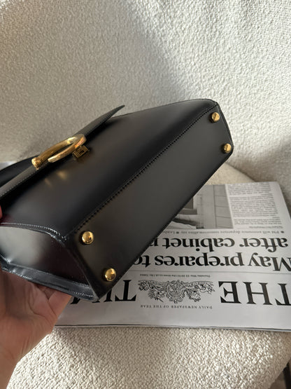 Vintage Cartier 黑金豹頭kelly bag🐆