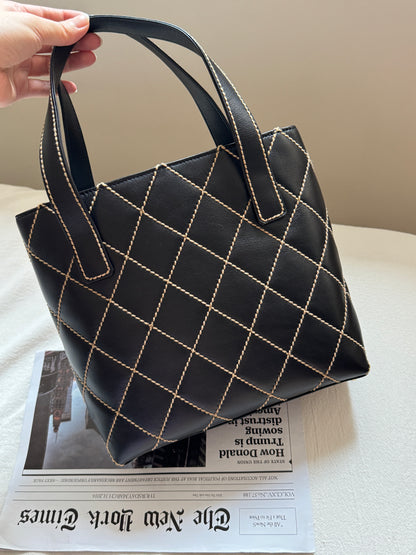 Vintage Chanel calfskin vivian tote