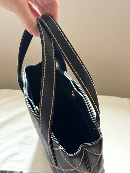 Vintage Chanel calfskin vivian tote