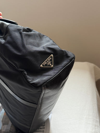 Vintage Prada nylon leather baguette🥖