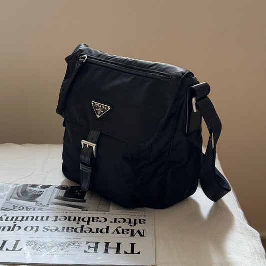 Vintage Prada nylon square bag