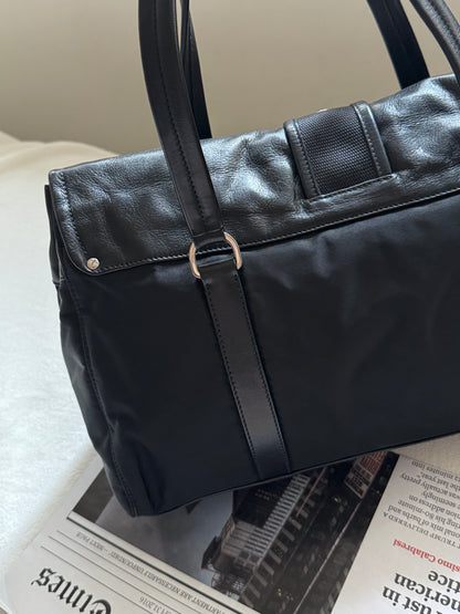 Vintage Prada nylon leather baguette🥖