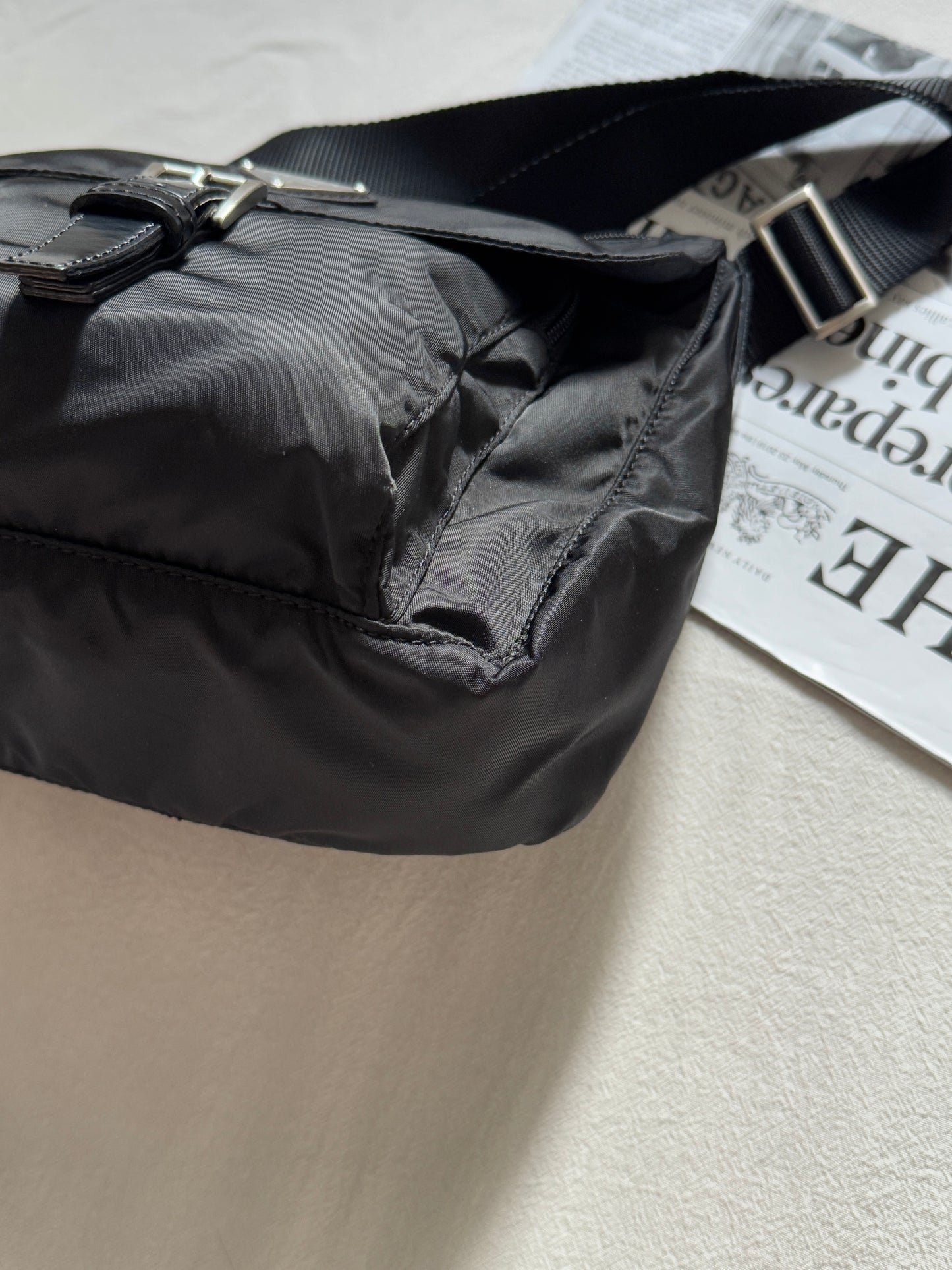 Vintage Prada nylon square bag
