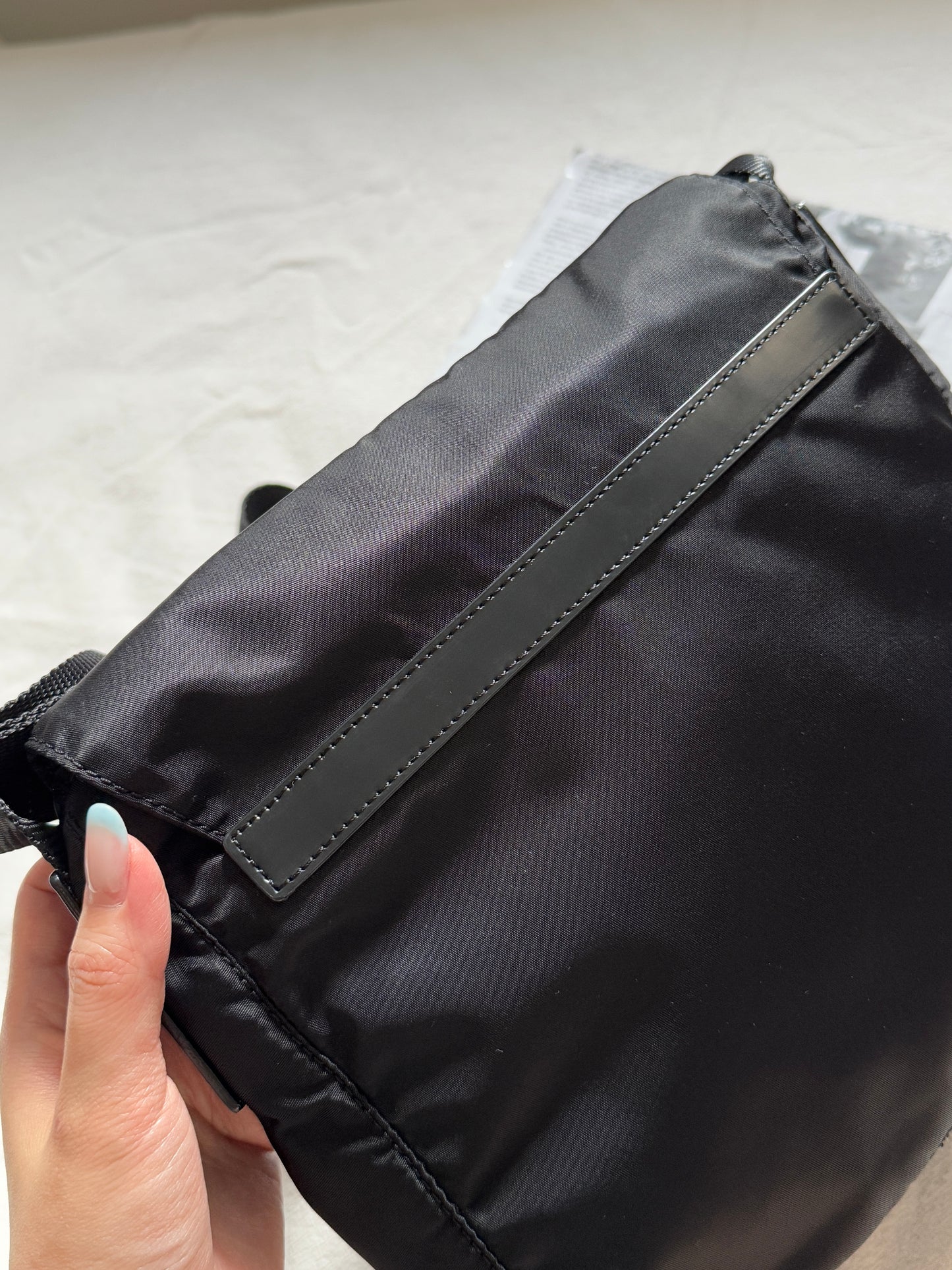 Vintage Prada nylon square bag