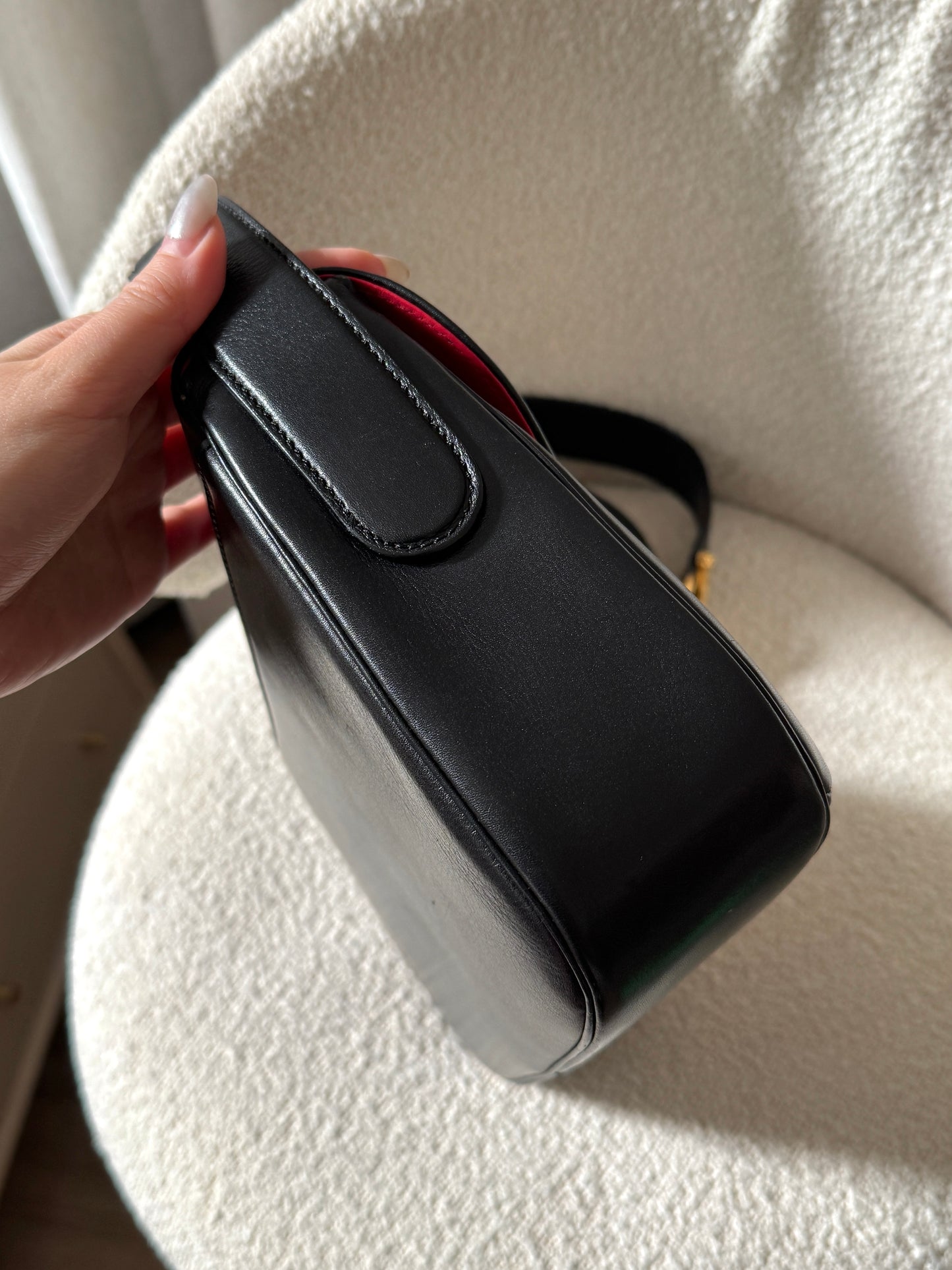 Vintage Cartier豹頭金扣crossbody bag