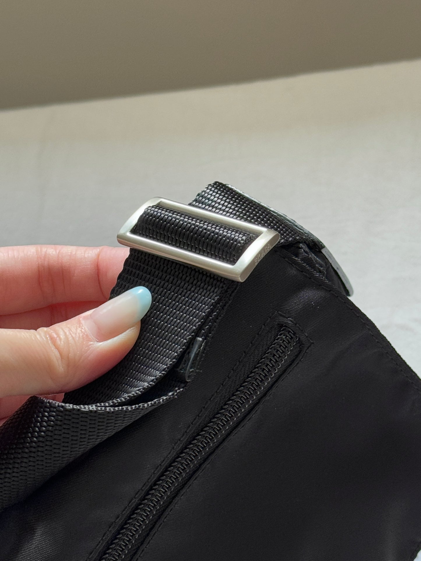 Vintage Prada nylon square bag