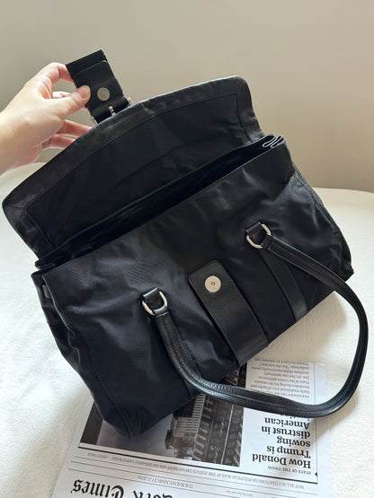 Vintage Prada nylon leather baguette🥖