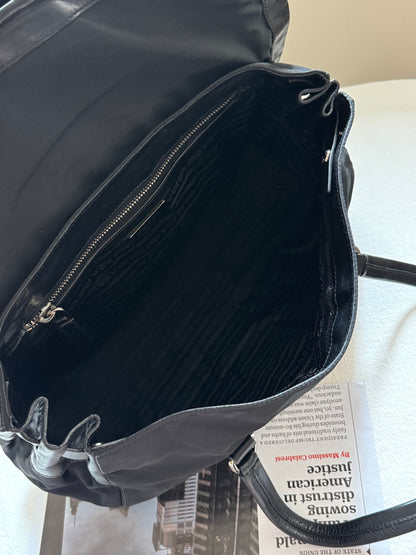 Vintage Prada nylon leather baguette🥖