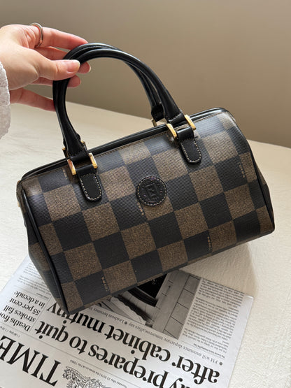 Vintave Fendi 棋盤格boston♟️
