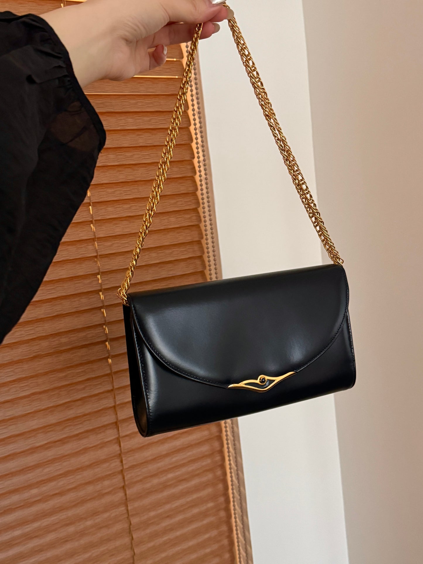 Vintage Cartier 藍寶石2-way chain bag💎