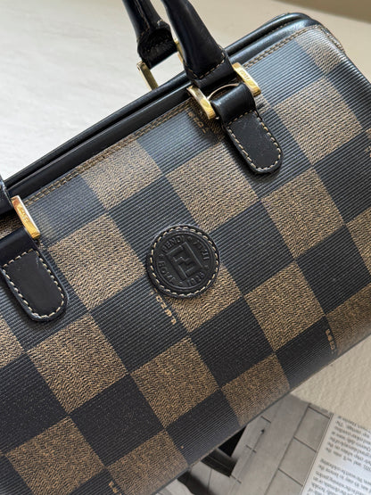 Vintave Fendi 棋盤格boston♟️
