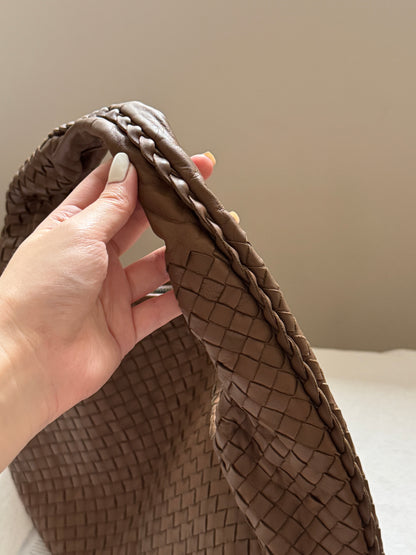 Vintage Bottega Veneta 奶茶色大hobo🥛