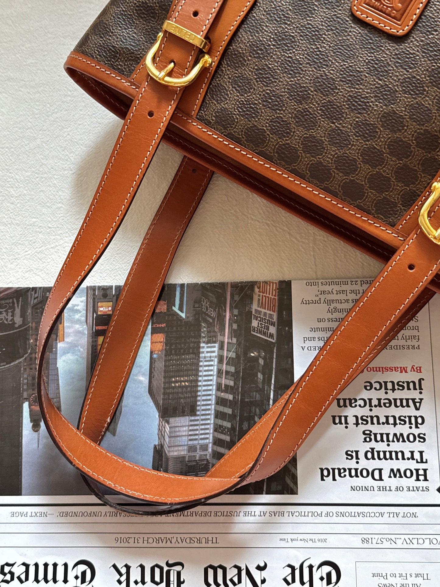 Vintage Celine macadam tote