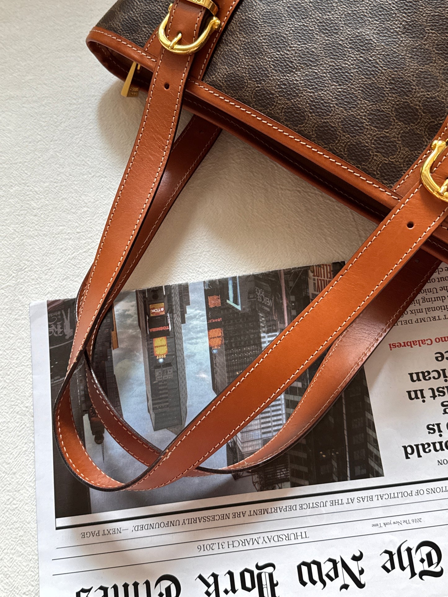 Vintage Celine macadam tote