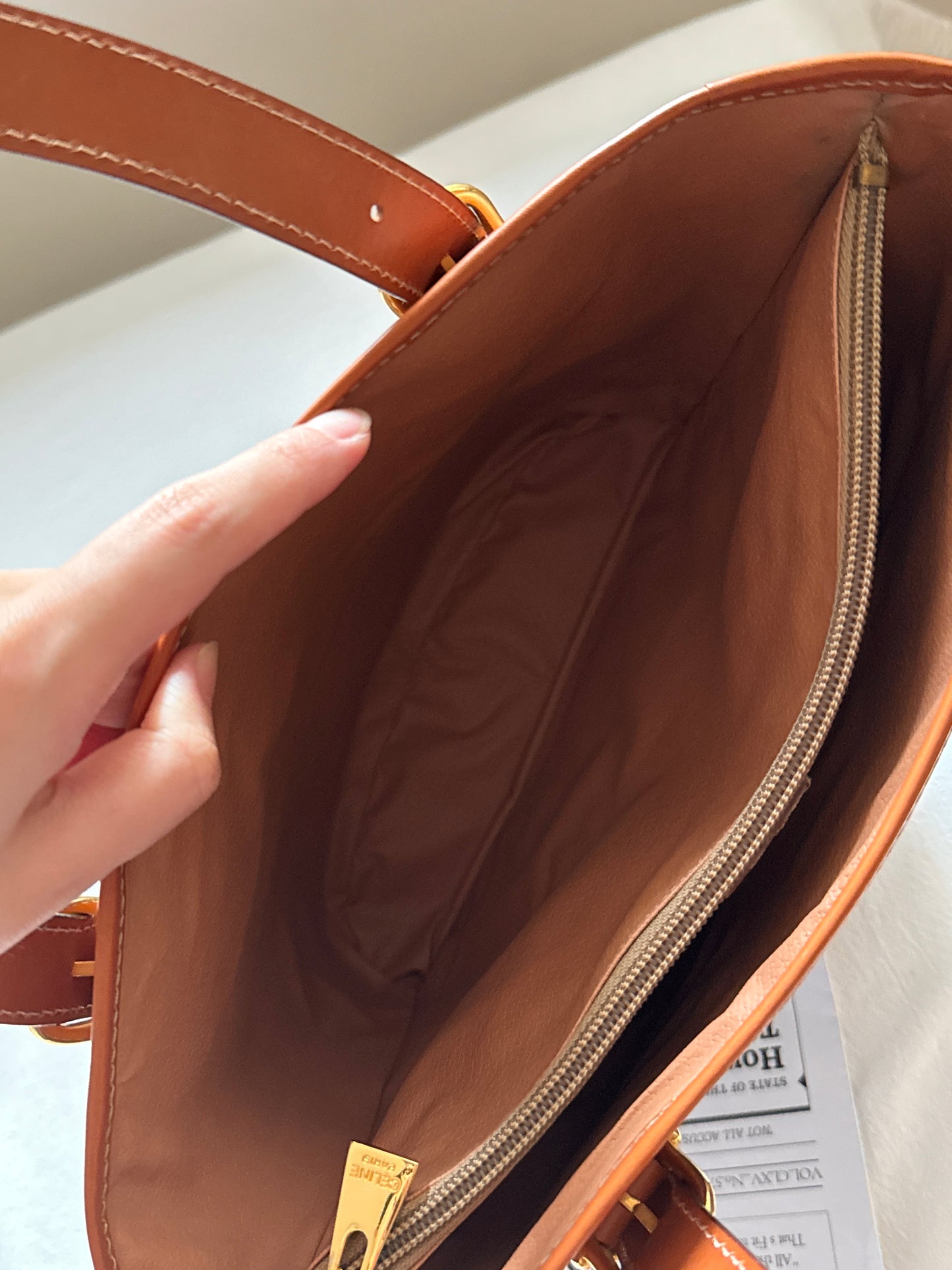 Vintage Celine macadam tote