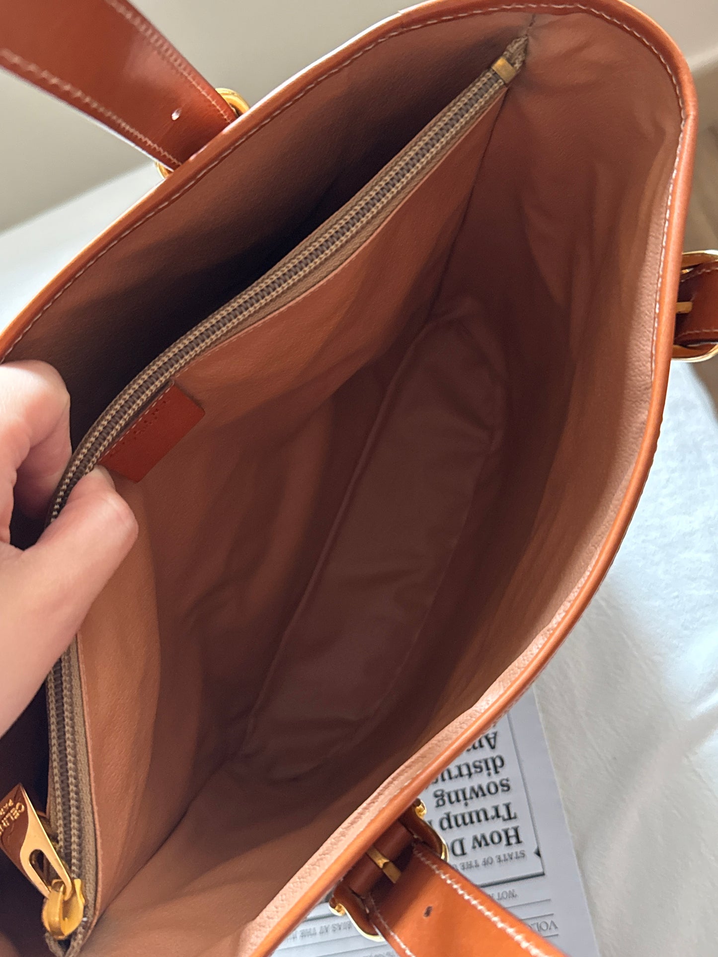 Vintage Celine macadam tote