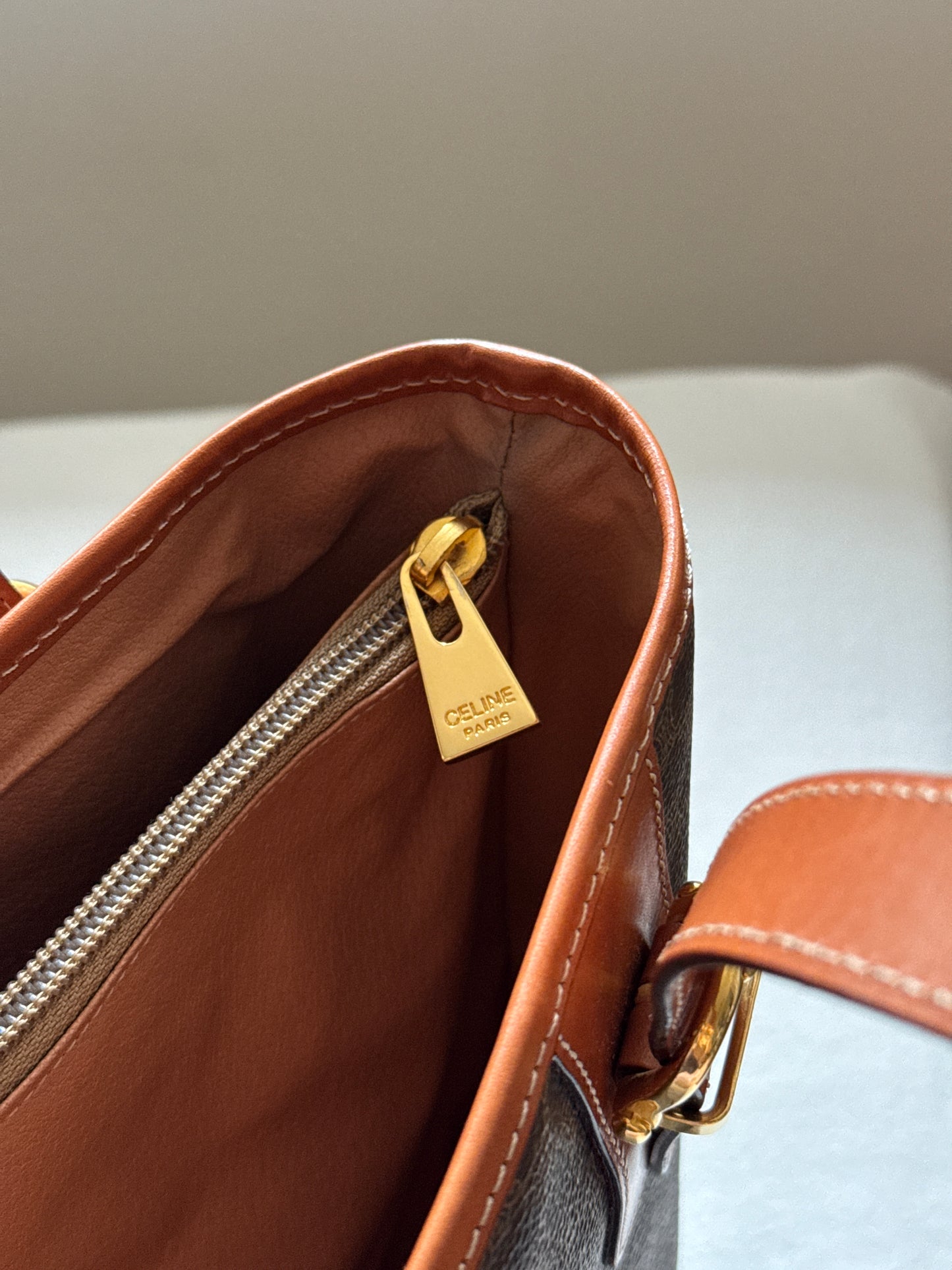 Vintage Celine macadam tote