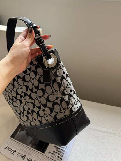 Vintage Coach 老花大tote♠️