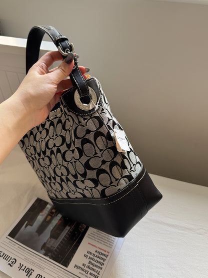 Vintage Coach 老花大tote♠️