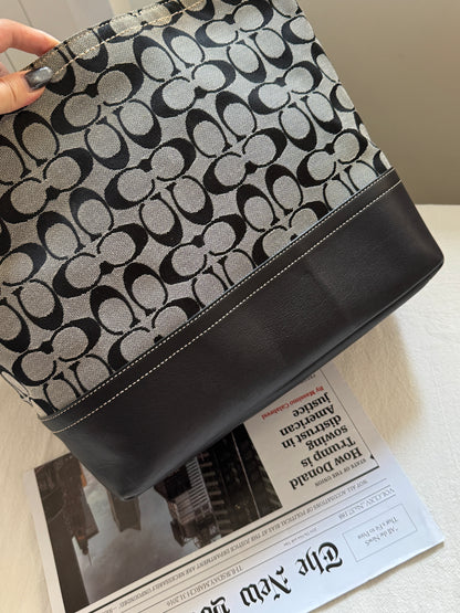 Vintage Coach 老花大tote♠️