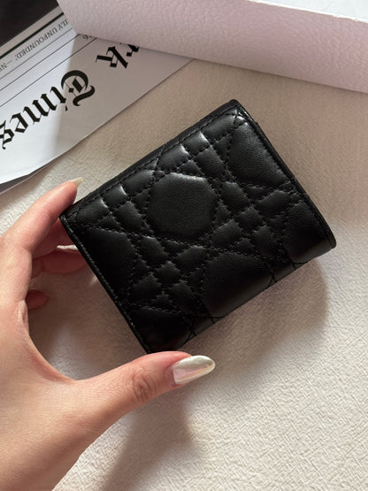 Pre-owned Dior cannage wallet