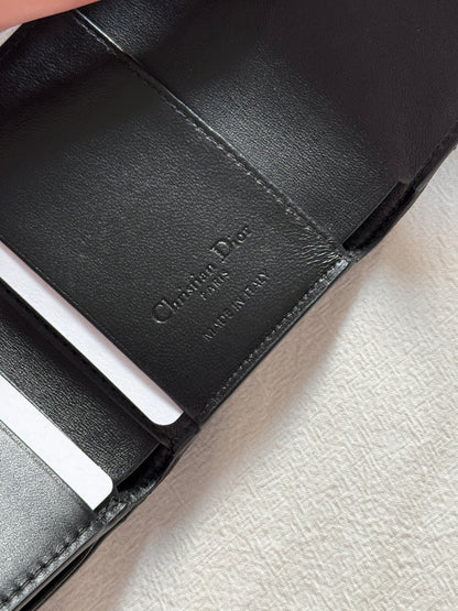 Pre-owned Dior cannage wallet
