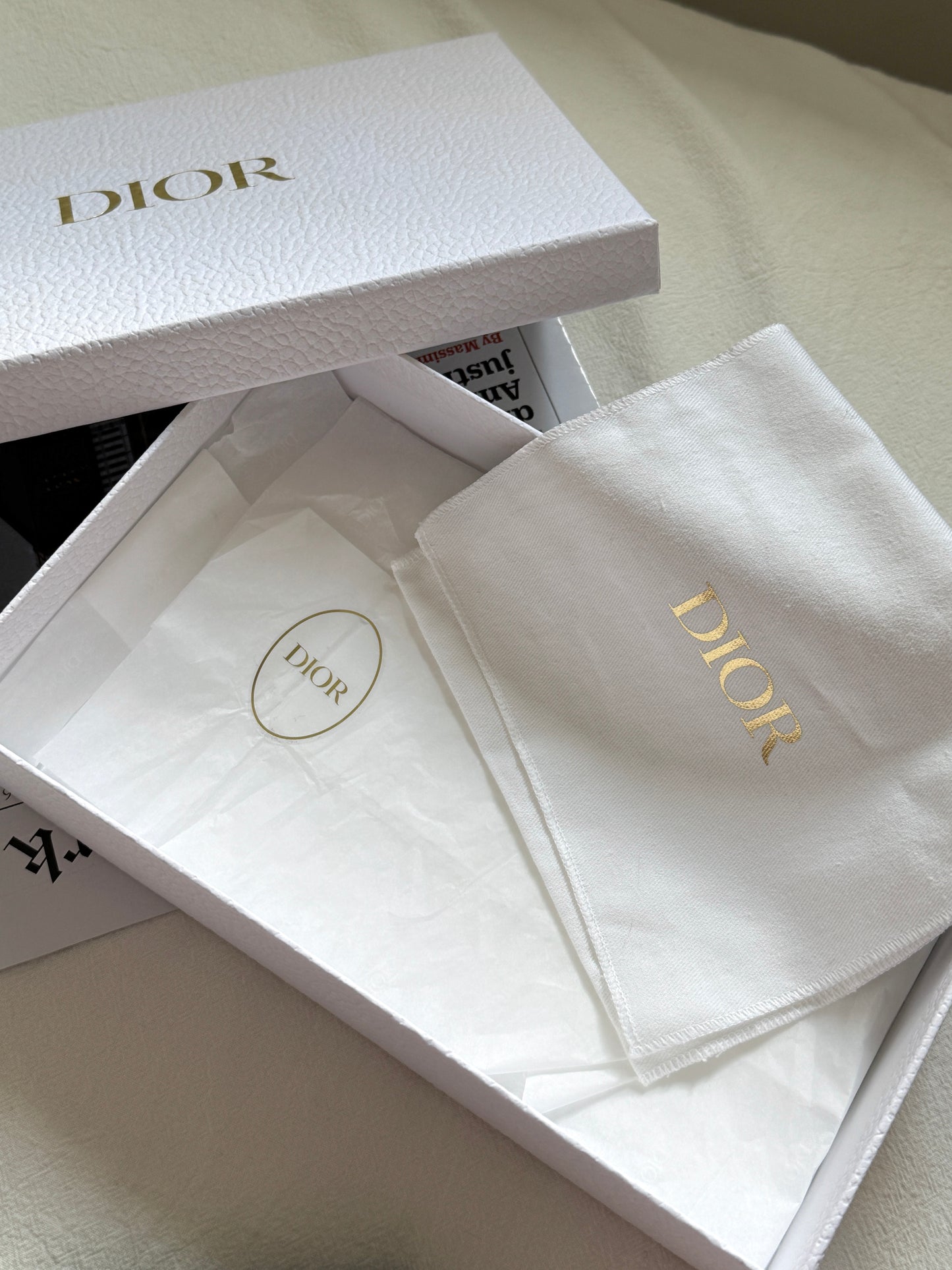 Pre-owned Dior cannage wallet