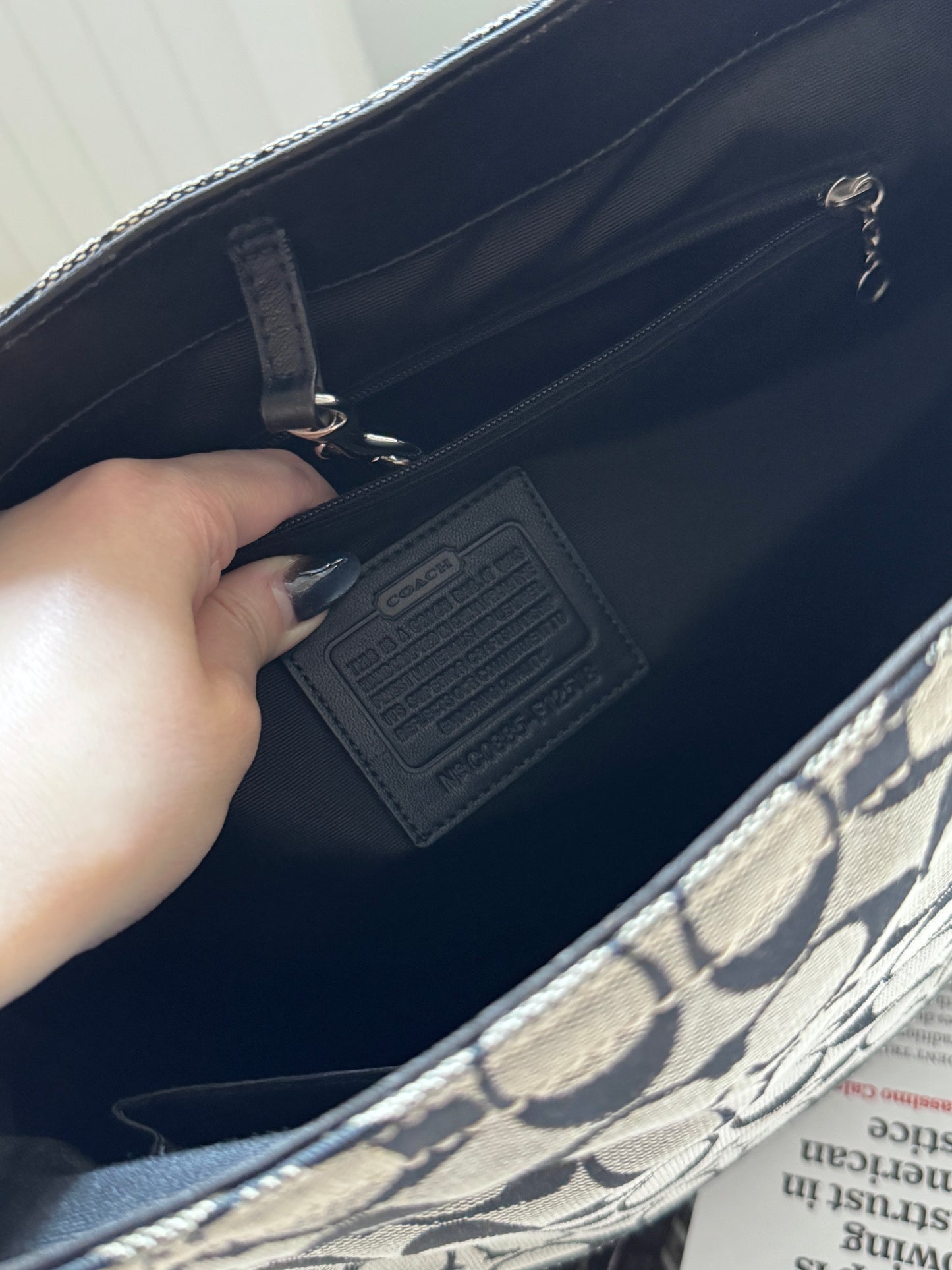 Vintage Coach 老花大tote♠️