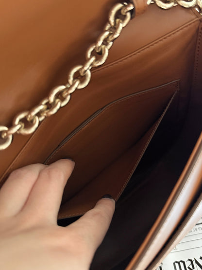 Vintage Salvatore Ferragamo馬蹄大金扣斜背包🍮