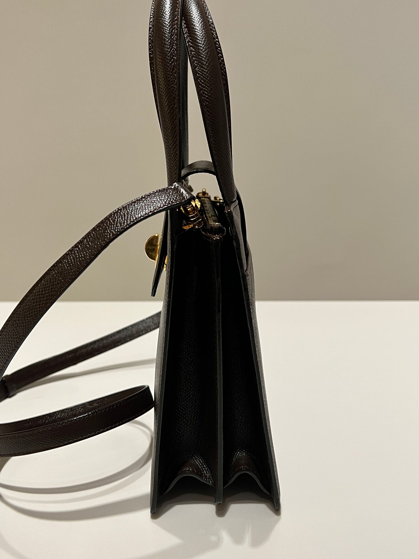 Vintage Bvlgari dark brown 2-way bag
