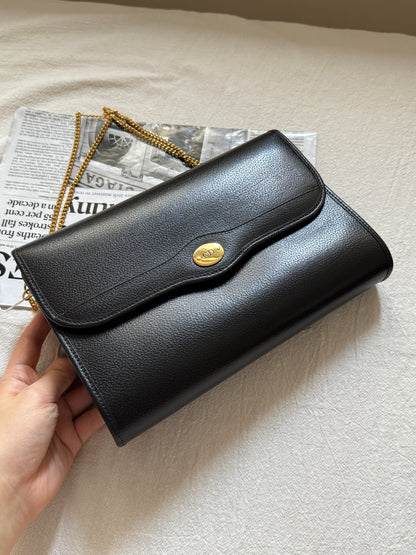 Vintage Dior 黑金牛皮envelope bag🖤